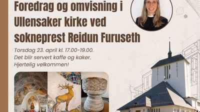 Omvisning og foredrag i Ullensaker kirke