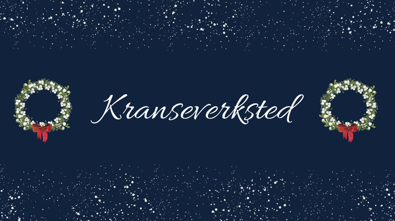 Kranseverksted på Kløfta menighetssenter