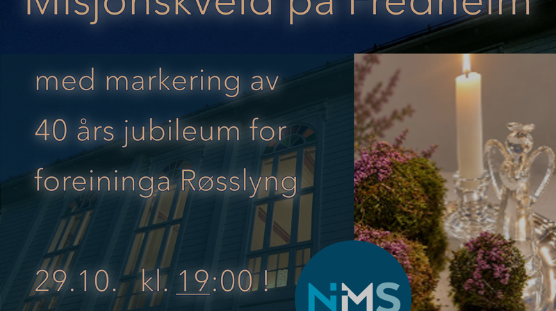 plakat temakveld jubileum 40 år foreining Røsslyng.