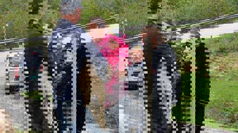 Byggeklossen Open Barnehage på gardstur