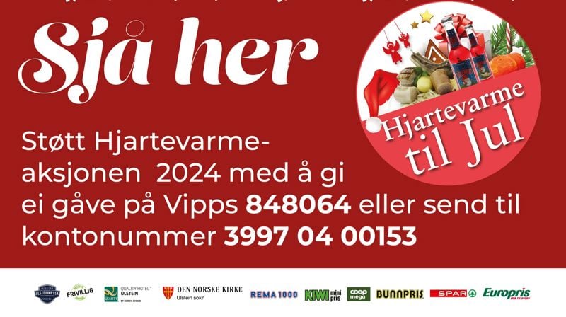 Hjartevarme 2024 - bli med!