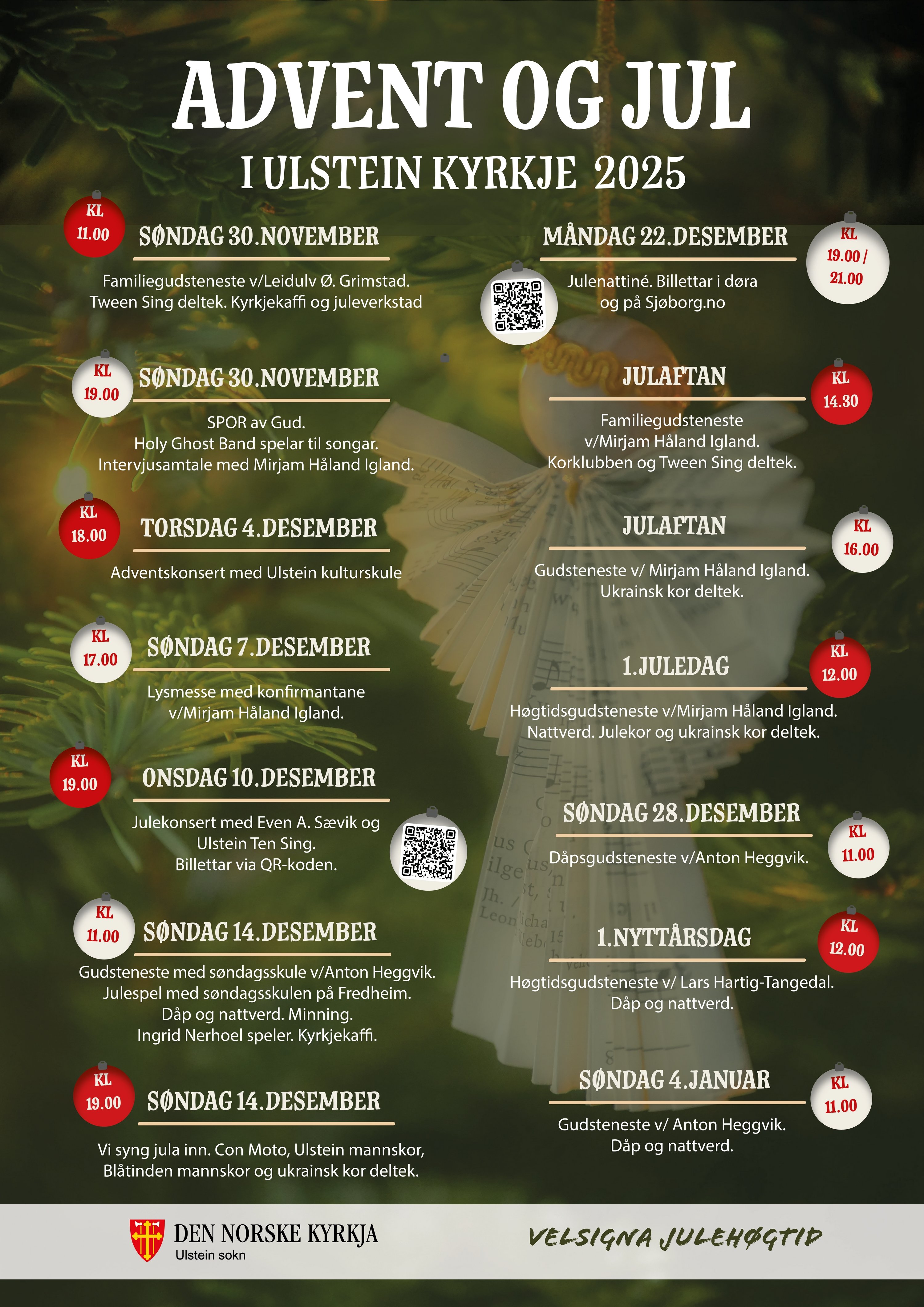 Advent og Jul i Ulstein kyrkje
