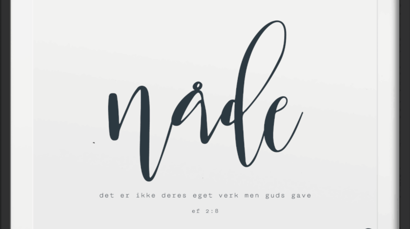 Nåde - Preike 3 s. i åpenbaringstida