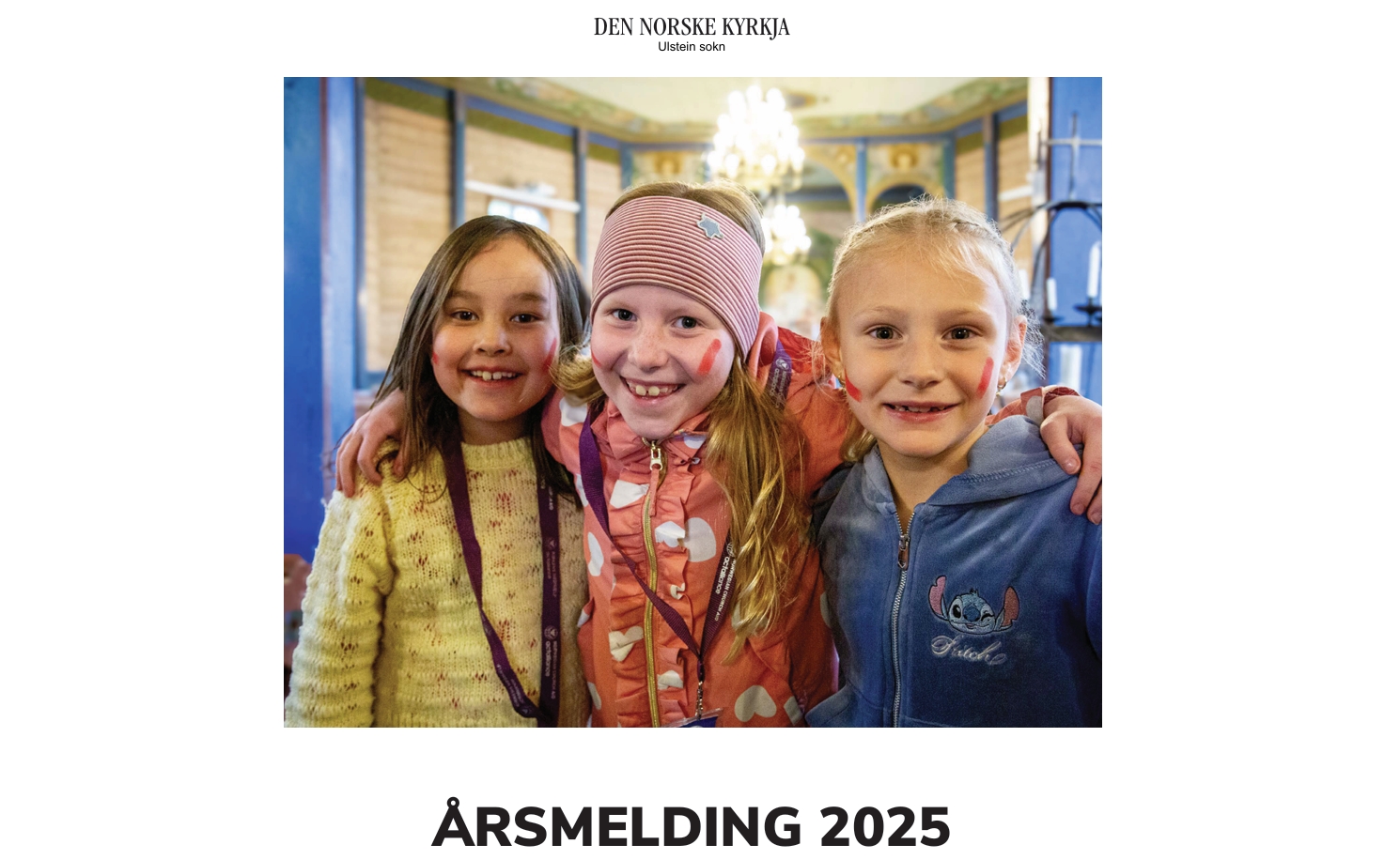 Årsmelding Ulstein sokn 2025