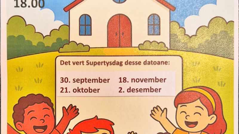 plakat supertysdag