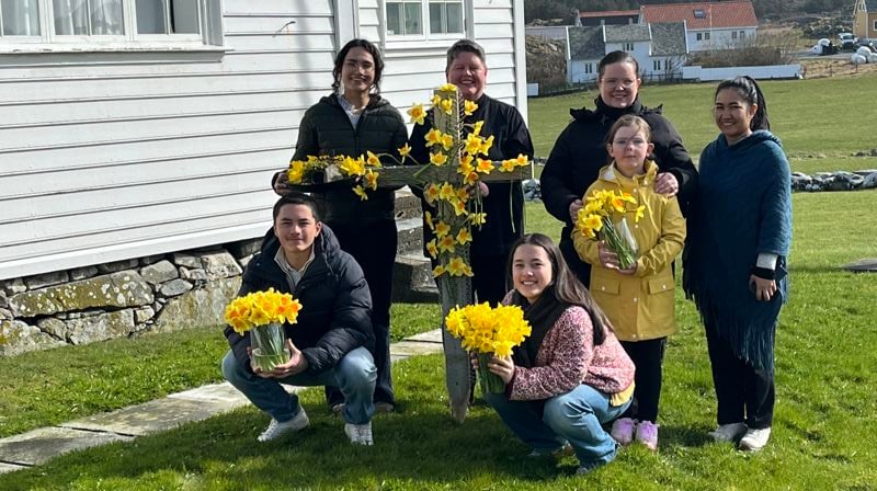 Påskemorgen i møte med ekstremværet Dave