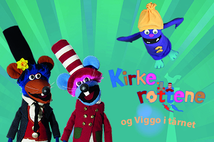 Kirkerottene og Viggo i tårnet. Foto: iko.no