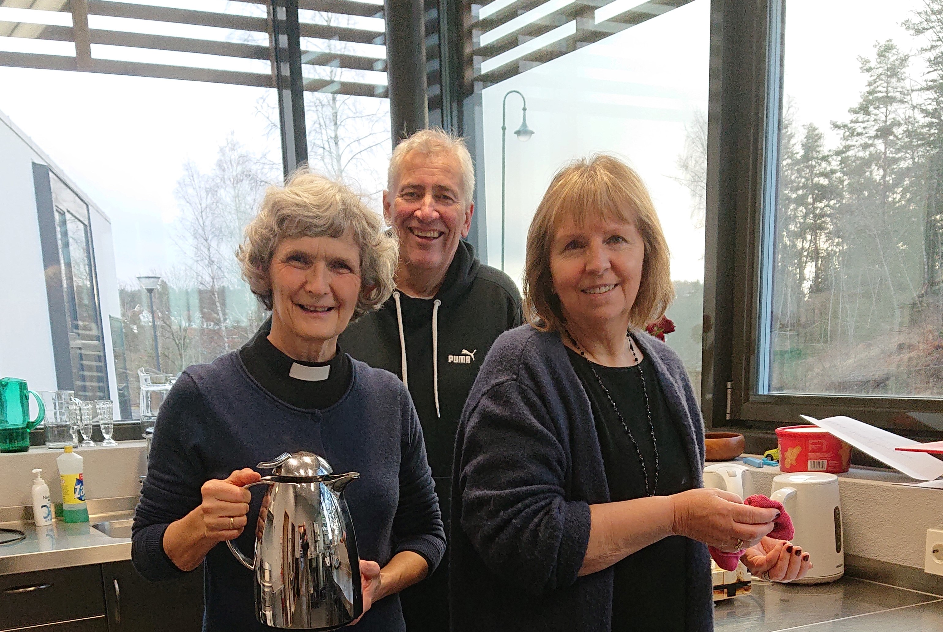 Fra venstre: Marit Bekken, Per Gunnar og Anne Britt Larsen