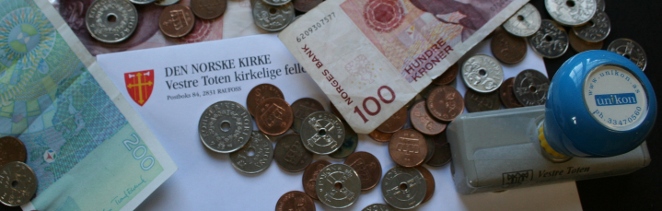 Kostnader knyttet til leie og bruk av kirker og kirkegårder i Vestre Toten