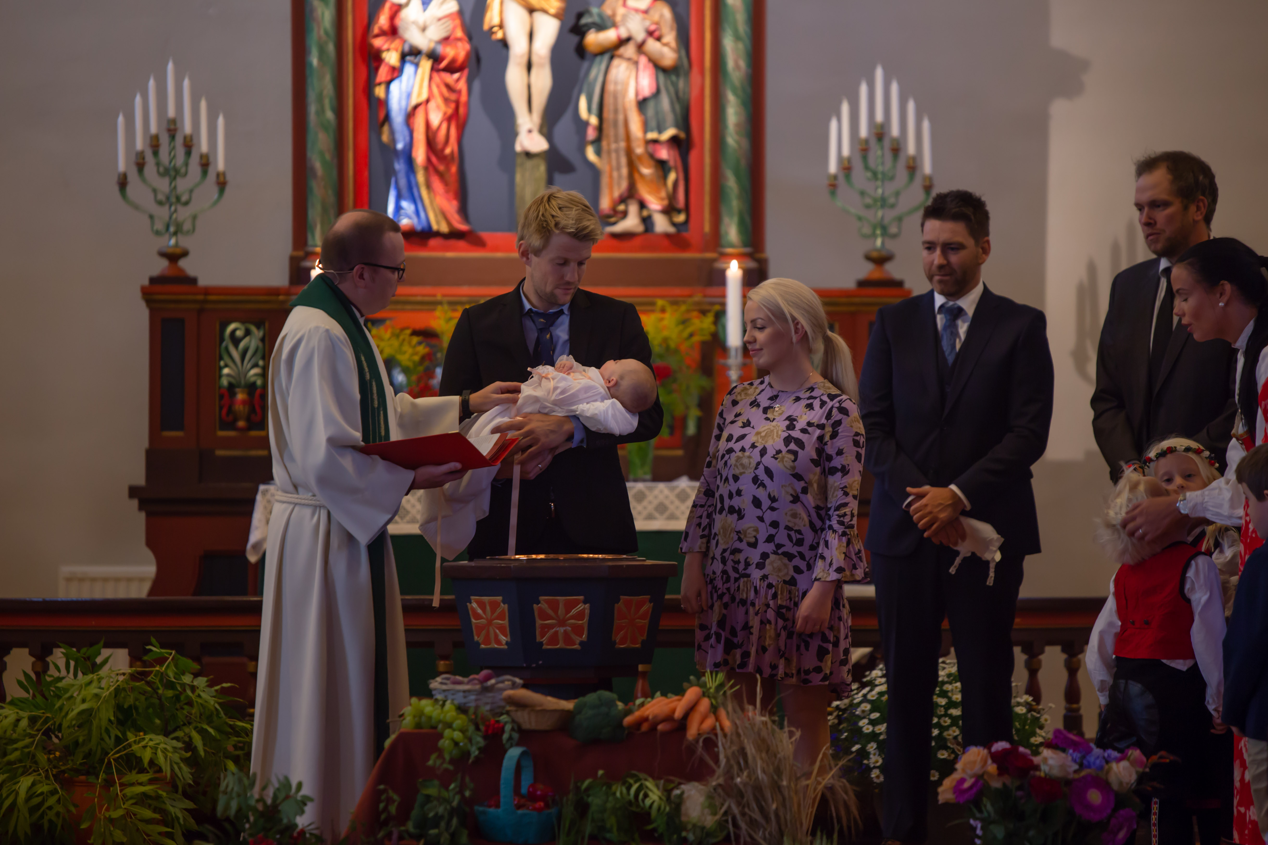 Dåp i Raufoss, Ås og Eina kirke