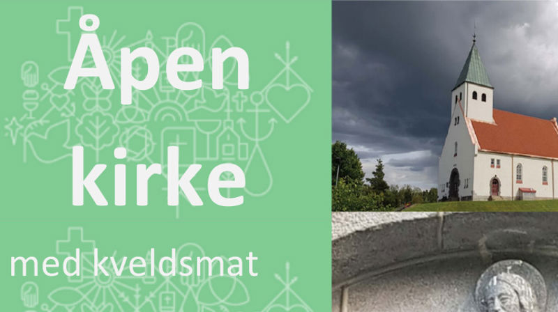 Velkommen til åpen kirke med kveldsmat!