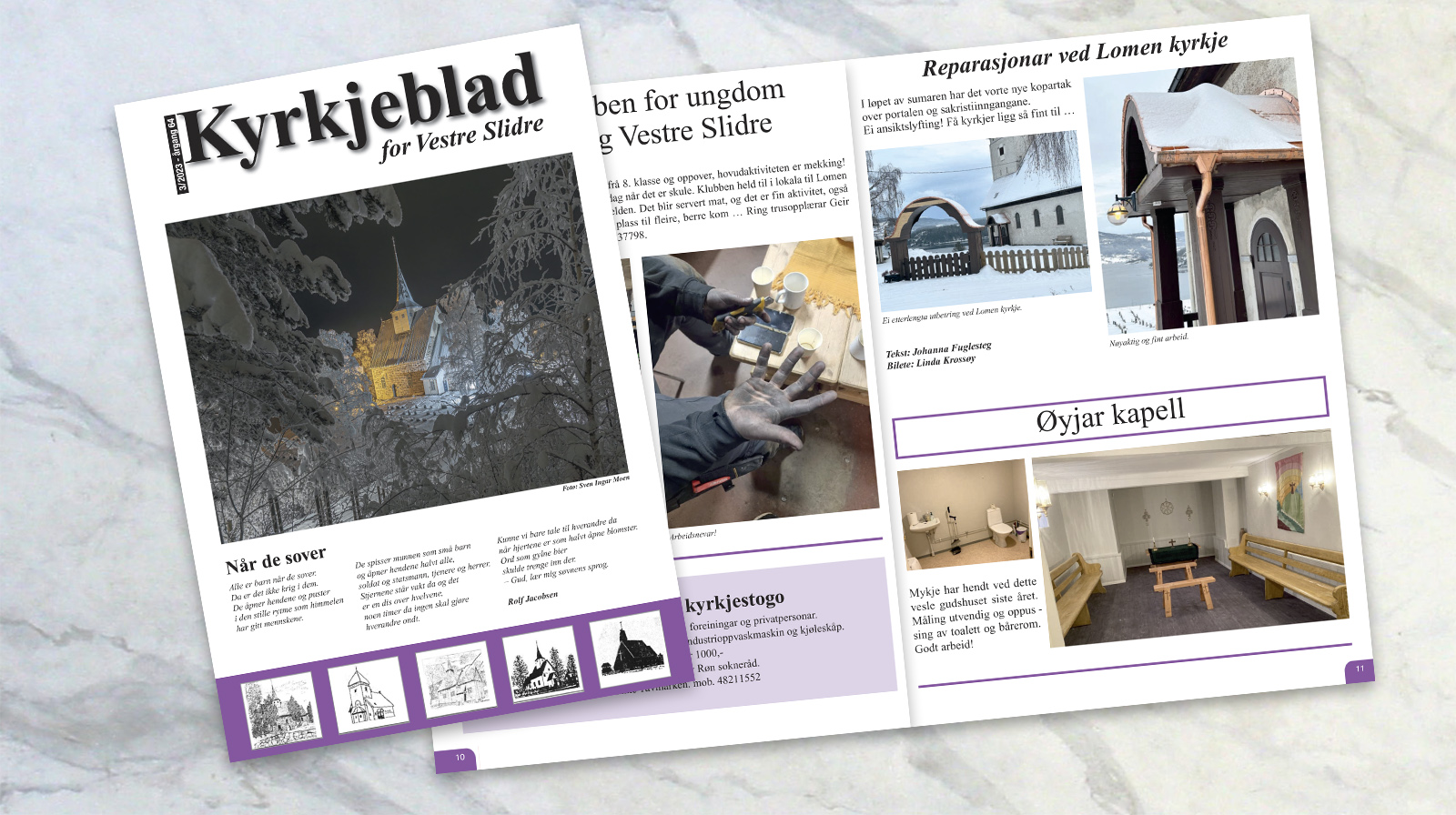 Kyrkjeblad for Vestre Slidre