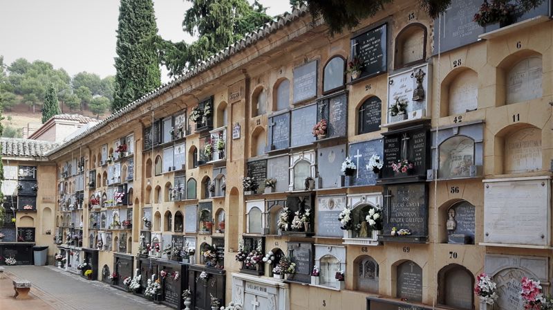 Urnevegg fra en gravplass i Spania