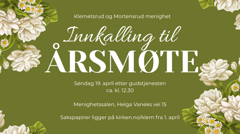 Innkalling til årsmøte