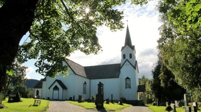 Hegra kirke i Stjørdal kommune. Foto: Kirkebyggdatabasen/Torild Granhaug