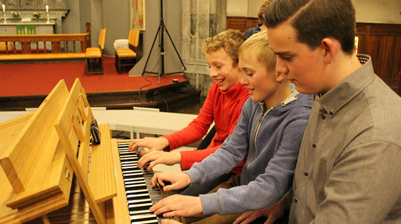 Neste generasjon kantorer på PIO-samling, Pilegrim i orgelsko, i Bjørgvin. (Foto: Jens Meyer)