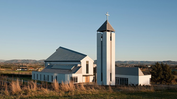 Ræge kirke ligger i Sola kommune, altså i region Vestlandet. (Foto: Jiri Havran)