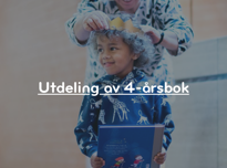 Utdeling av bok til 4-åringer