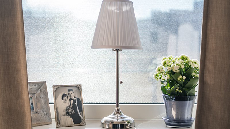 Brudebildet var en tingene Dagfinn tok med seg da han flyttet. Foto: Knut Røthe