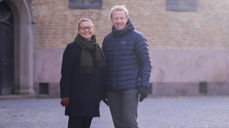 Prosjektdirektør Inger Kari Stensrud og leiar i Hovudutvalet Morten Müller-Nilssen. Foto Kirkerådet/Heidi Olsen