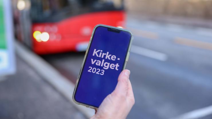 Digital forhåndsstemming kan skje hvor som helst og når som helst fram til 6. september kl. 1500. (Foto: Kirkerådet/TRY)