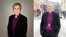 Ole Kristian Bonden, biskop i Hamar og Herborg Finnset, biskop i Nidaros. Foto: Den norske kirke