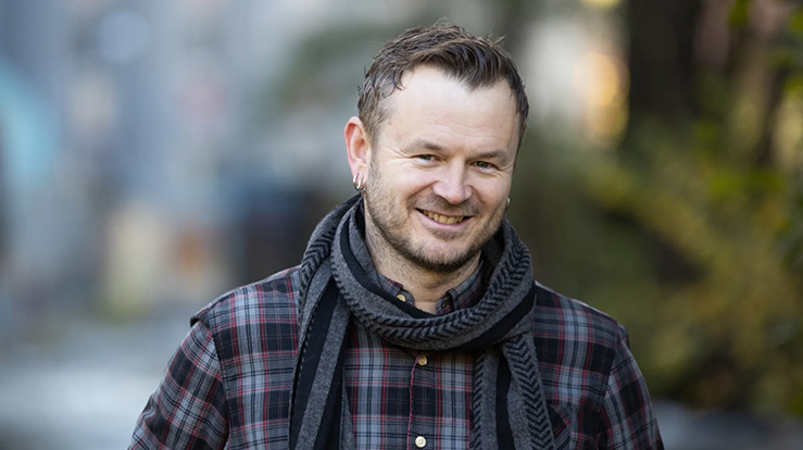Knut Anders Sørum har testet digital forhåndsstemming i kirkevalget. (Foto: Andreas Koschinski Kvisgaard)
