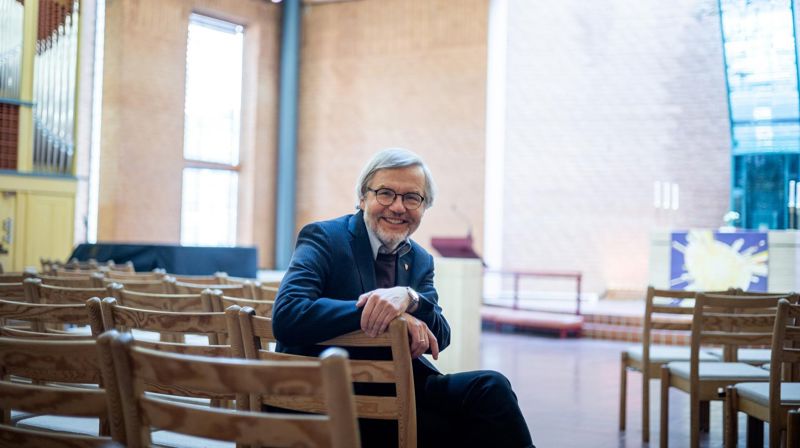 Leder i Kirkerådet, Harald Hegstad.