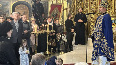 Illustrasjonsfoto fra St Mikaels katedralen i Kyiv.