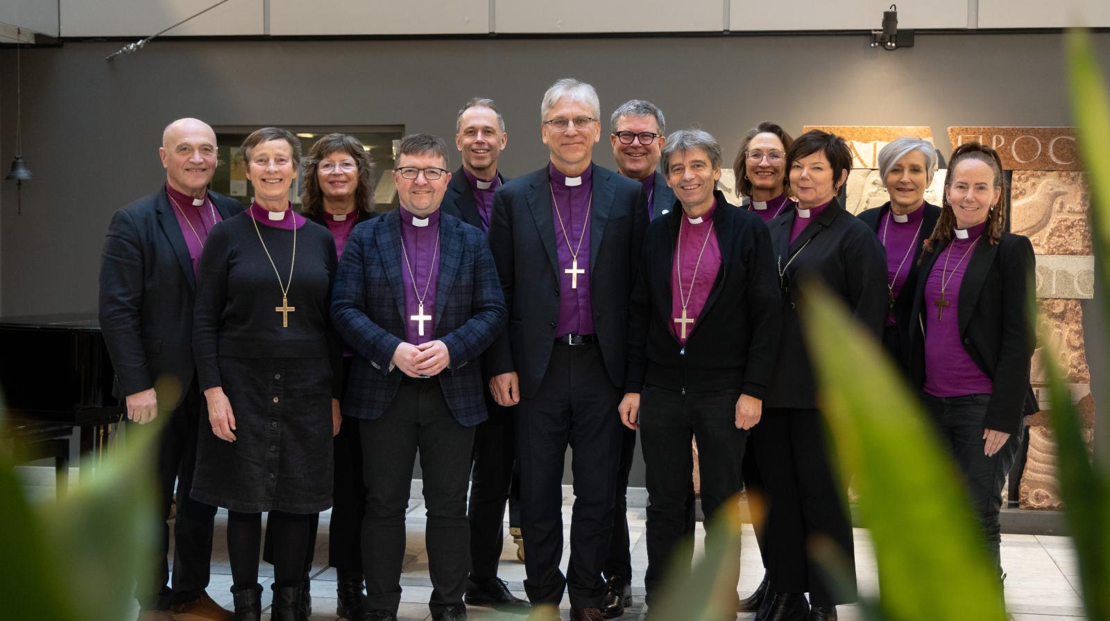 Biskopane i Den norske kyrkja. Foto: Hans Jakob Heimvoll / Den norske kyrkja. 