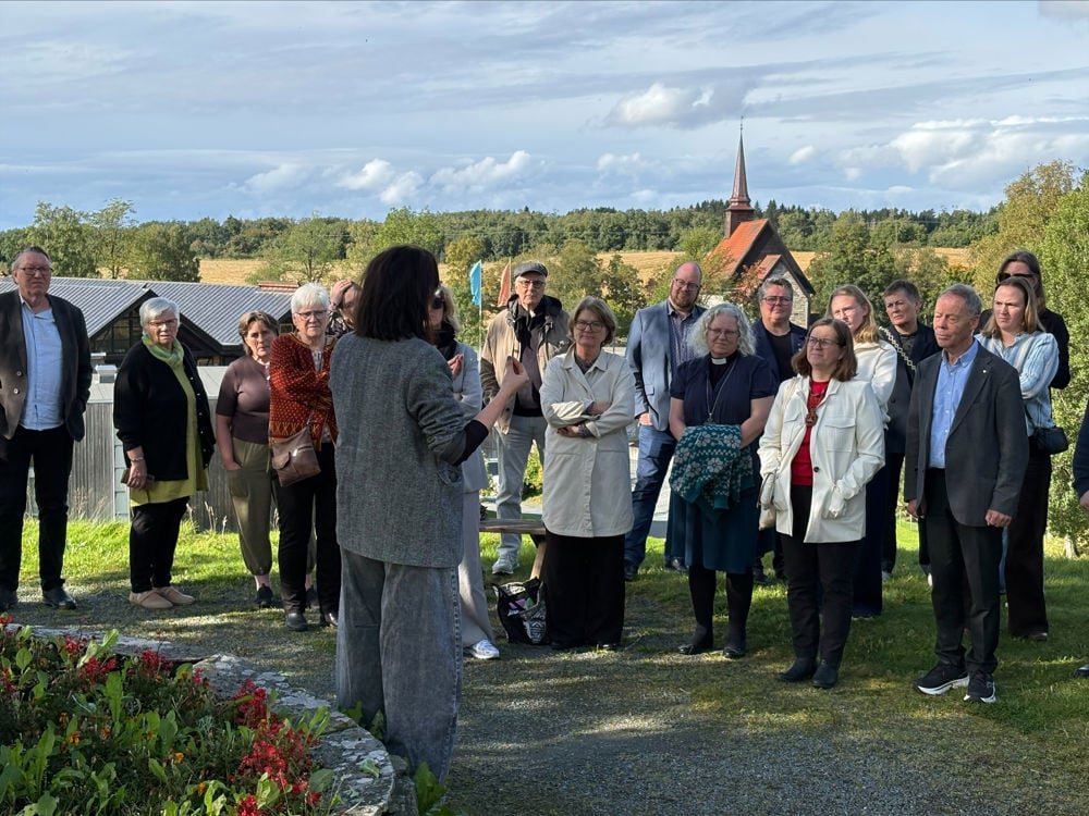 14. september hadde Mellomkirkelig råd møte på Stiklestad, dels sammen med Nidaros bispedømmeråd om Nasjonaljubileet 2030. Foto: Einar Tjelle.