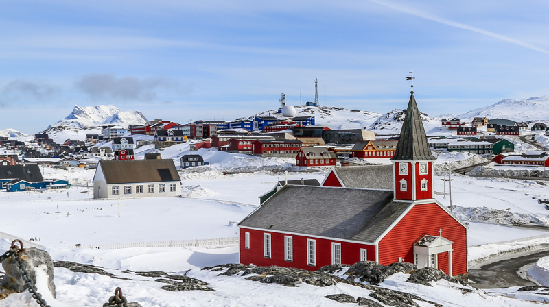 Kyrkja i Nuuk, Grønland. (Foto: Vadim Nefedov / Adobe Stock)