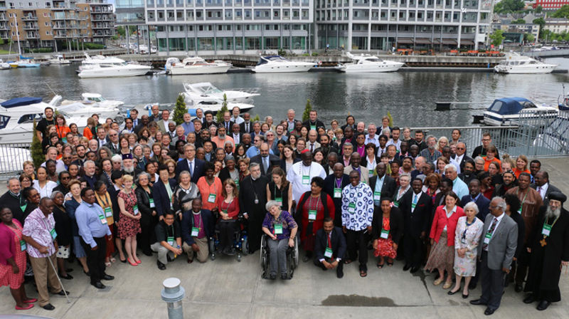 Deltakerne på møtet i KVs sentralkomite i Trondheim 22.-28. juni 2016. (Foto: http://www.oikoumene.org)