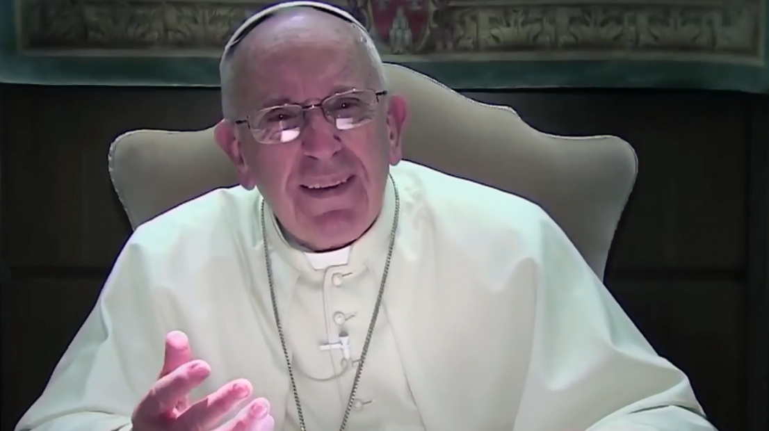 Pav Frans oppfordrer sammen med Kirkenes verdensråd, Desmond Tutu og patriark Bartholomeus alle verdens kristne til å be og handle for skaperverket 1. september. Foto: faksimile fra seasonofcreation.org.