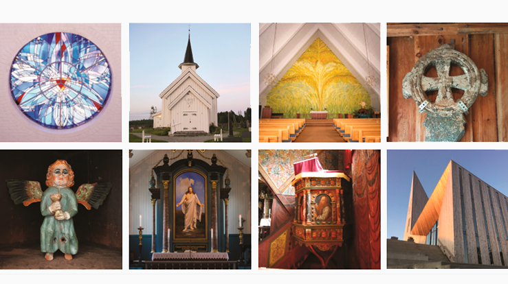 Kirkebygningene har mye å by på for veifarende. Sjekk ut www.kirkesok.no