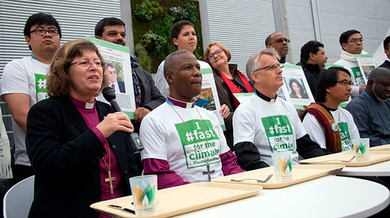 Biskop Ingeborg Midttømme er en av deltakerne i den interreligiøse delegasjonen på Klimatoppmøtet i Tyskland i disse dager. (Bildet er fra klimatoppmøtet i 2015).