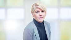 Leder i Kirkerådet, Kristin Gunleiksrud Raaum. Foto: Bo Mathisen.