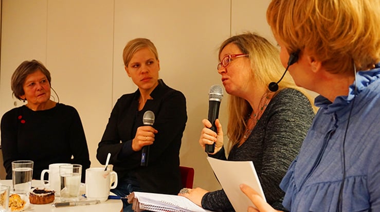 Helga Haugland Byfuglien, Åste Dokka, Gyrid Gunnes og Åshild Mathisen. (Foto: Kirkerådet)