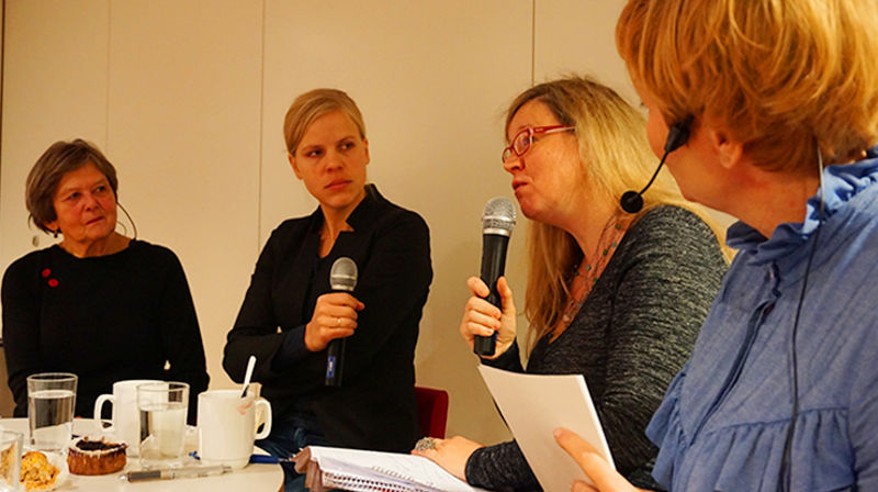 Helga Haugland Byfuglien, Åste Dokka, Gyrid Gunnes og Åshild Mathisen. (Foto: Kirkerådet)