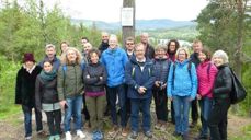 Møte med European Christian Environmental Network sommeren 2019- med Maridalsvannet i bakgrunnen.