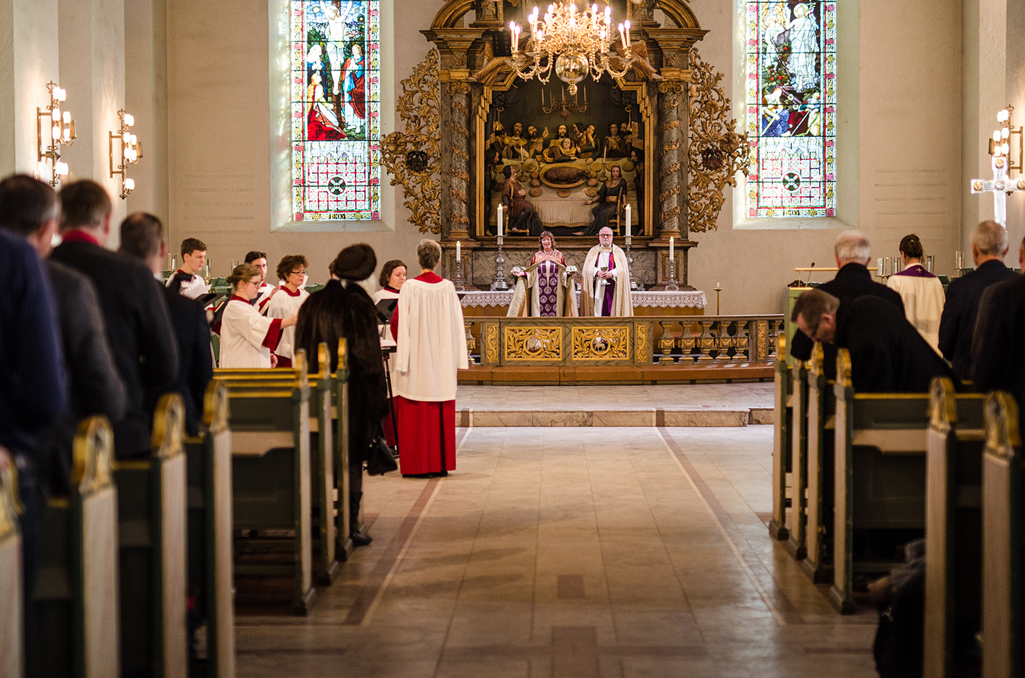 Fra åpningsgudstjenesten under Bispemøtet februar 2016. Foto: Bispemøtet