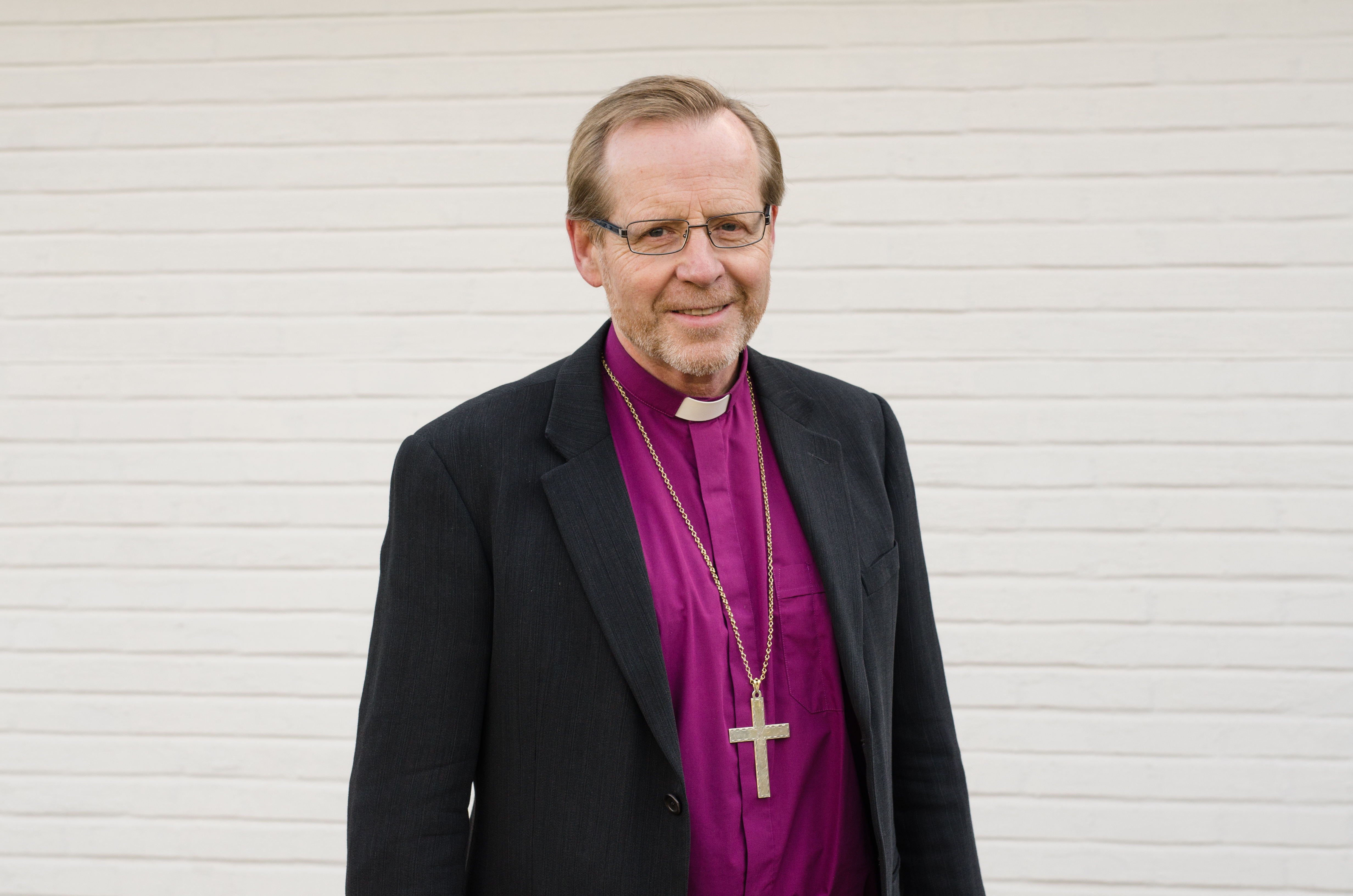 Fungerende preses i Bispemøtet, Halvor Nordhaug - biskop i Bjørgvin.