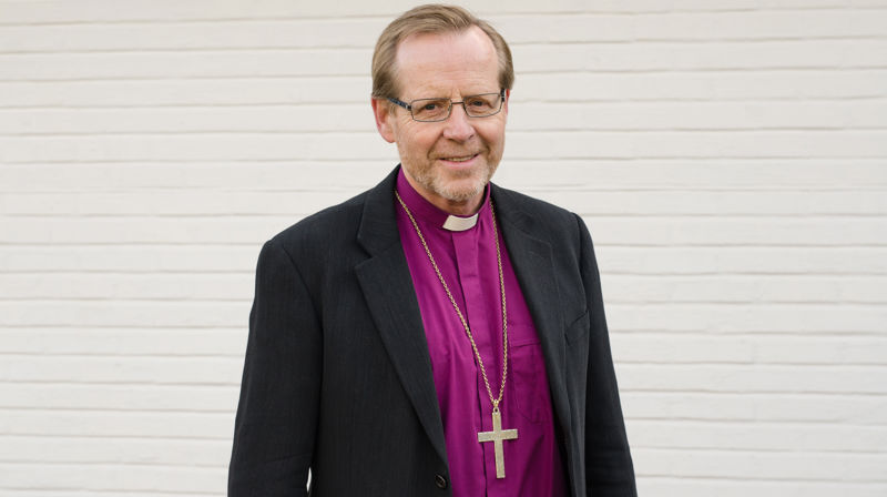 Fungerende preses i Bispemøtet, Halvor Nordhaug - biskop i Bjørgvin.