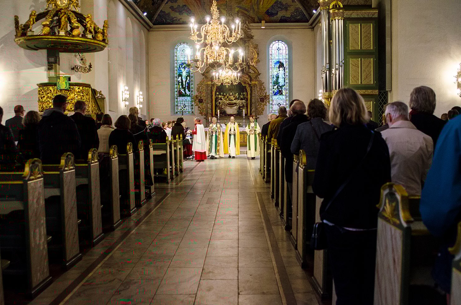 Fra bispemøtets åpningsgudstjeneste oktober 2016. Foto: Bispemøtet