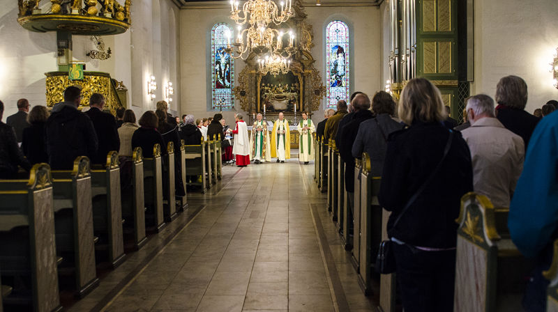 Fra bispemøtets åpningsgudstjeneste oktober 2016. Foto: Bispemøtet