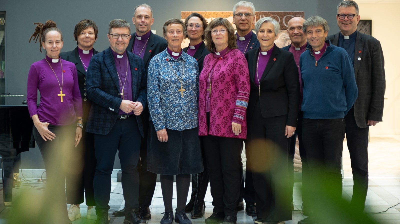 Bildet er tatt i anledning utdeling av Olavstipend 2026 og bispemøtet i oktober 2025.  Biskop Stig Lægdene var på det tidspunktet fungerende biskop i Nord-Hålogaland. Foto: Kirkerådet