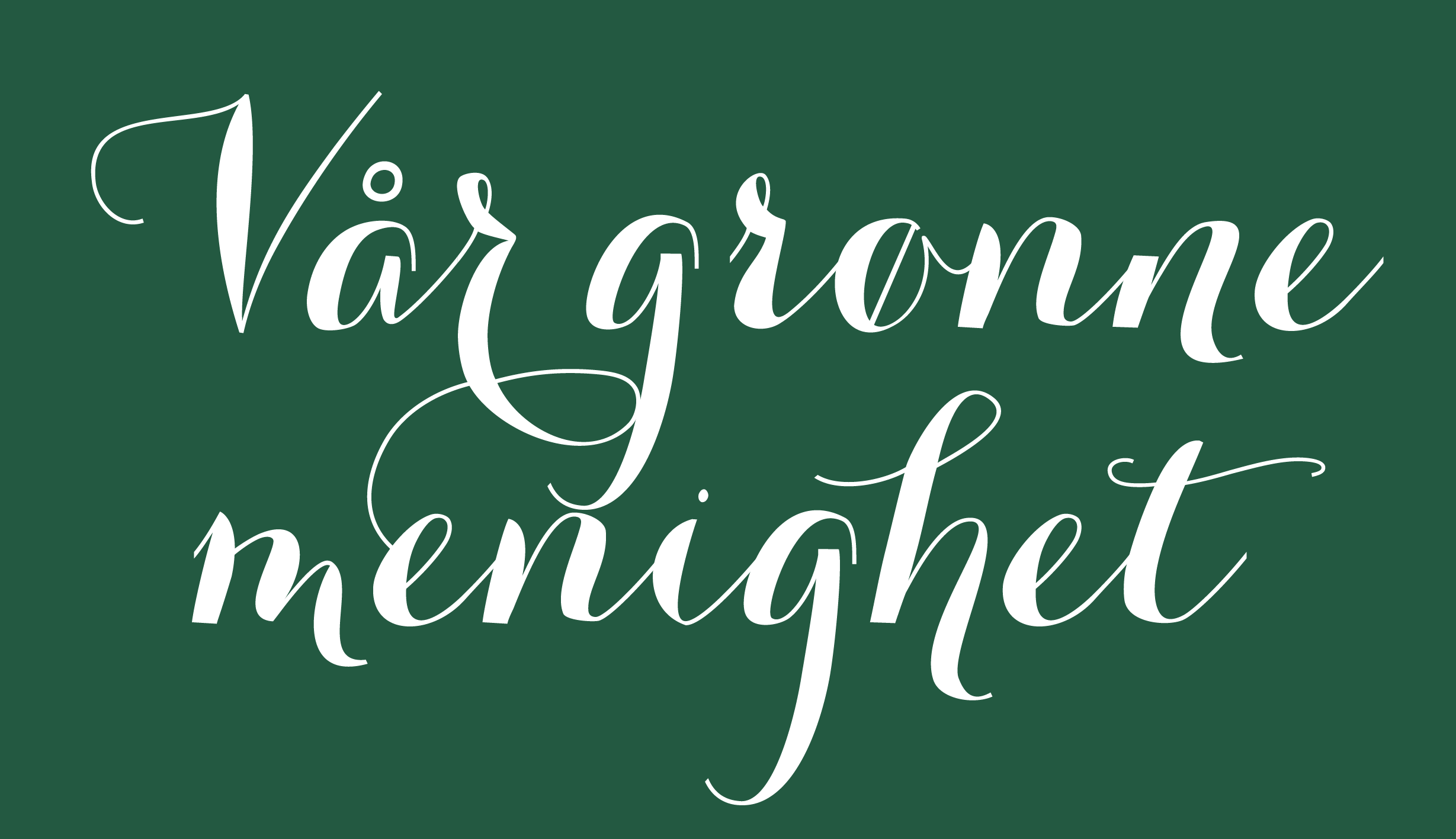 Bli Grønn menighet!