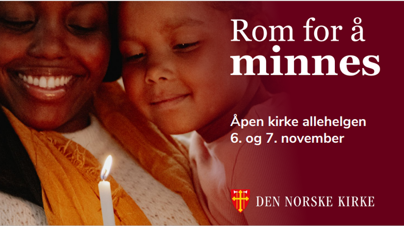 Nye bilder er tilgjengelige for årets allehelgen og åpen kirke. (Foto Malin Longva/Kirkerådet)