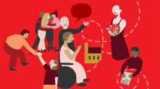 Flere frivillig i kirken er bra på alle måter. (Ill: Susanna Strand/Von kommunikasjon)