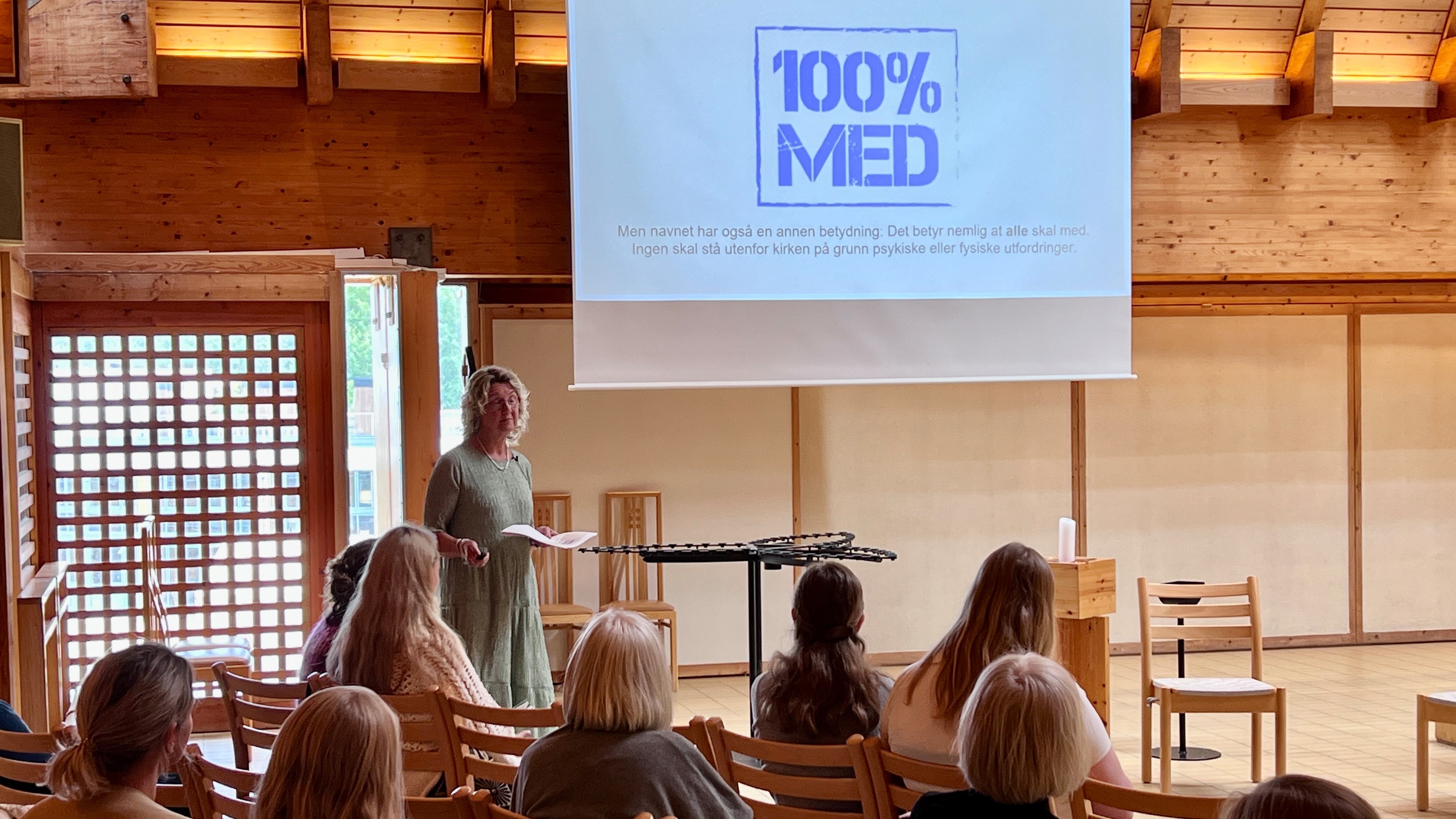 Søreide menighet har blitt 100% MED-sertifisert. Foto: Jens Zeuthen Meyer 